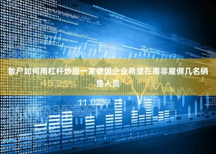 散户如何用杠杆炒股一家德国企业希望在南非雇佣几名销售人员