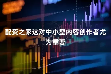 配资之家这对中小型内容创作者尤为重要